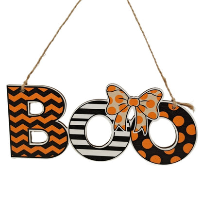 Halloween Decoration Pendants Holiday Scene Layout, Color: No.11 by bashfashion