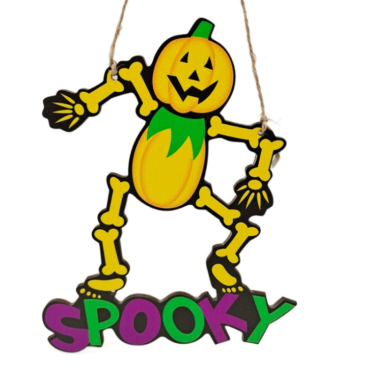 Halloween Decoration Pendants Holiday Scene Layout, Color: No.17 by bashfashion