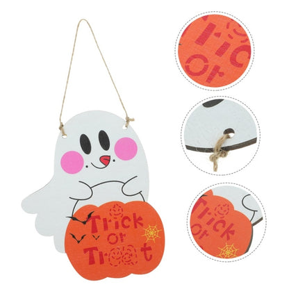 Halloween Decoration Pendants Holiday Scene Layout, Color: No.17 by bashfashion