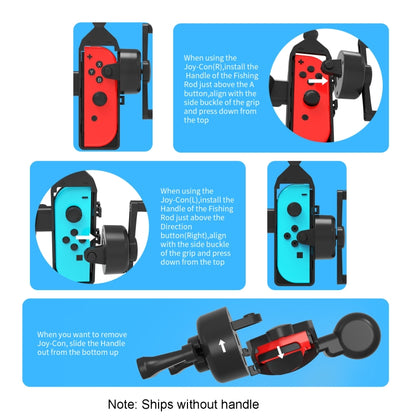 JYS JYS-NS248 For Switch / Switch OLED Left And Right Handle Body Feel Fishing Rod Fishing Aquarium Game Accessories by bashfashion
