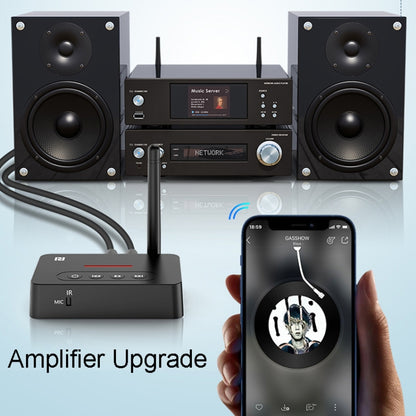 Bluetooth Audio Adapter NFC Bluetooth Receiver Transmitter 2 In 1 With Remote Control by bashfashion