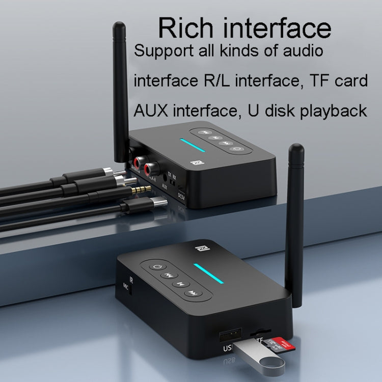 Bluetooth Audio Adapter NFC Bluetooth Receiver Transmitter 2 In 1 With Remote Control by bashfashion