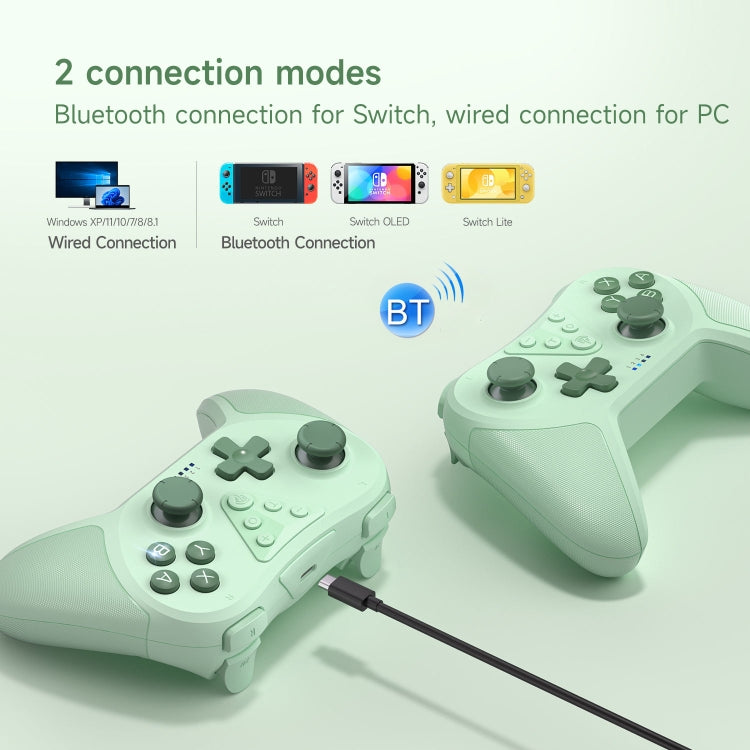 EasySMX T37 Wireless Joysticks Game Controller For Switch / Switch OLED / Switch Lite / PC(Green) by EasySMX