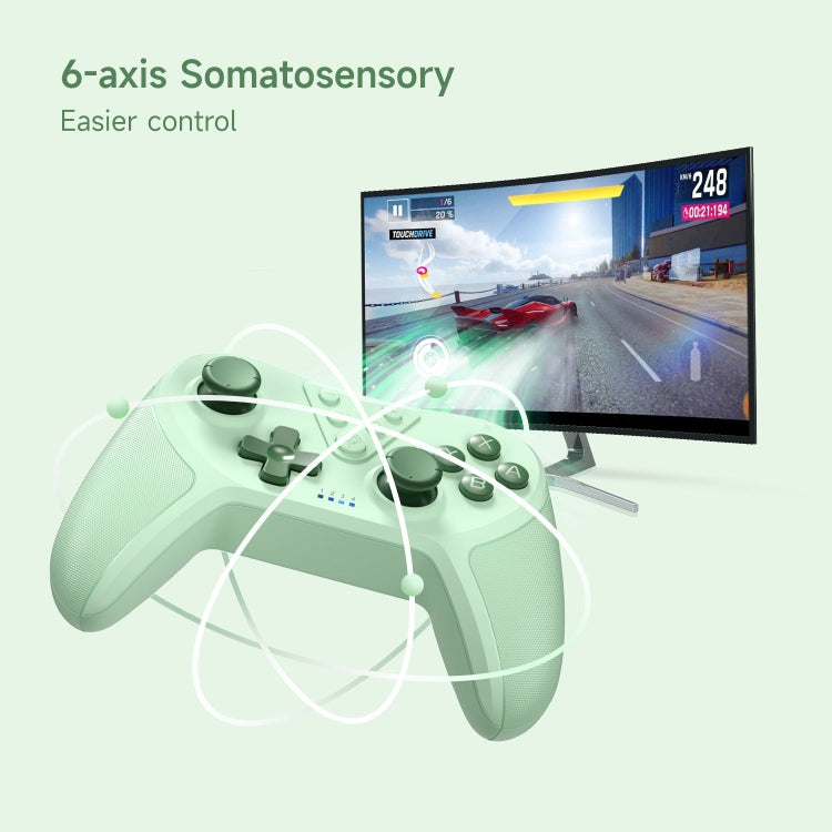 EasySMX T37 Wireless Joysticks Game Controller For Switch / Switch OLED / Switch Lite / PC(Green) by EasySMX