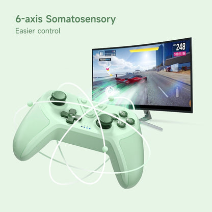 EasySMX T37 Wireless Joysticks Game Controller For Switch / Switch OLED / Switch Lite / PC(Green) by EasySMX