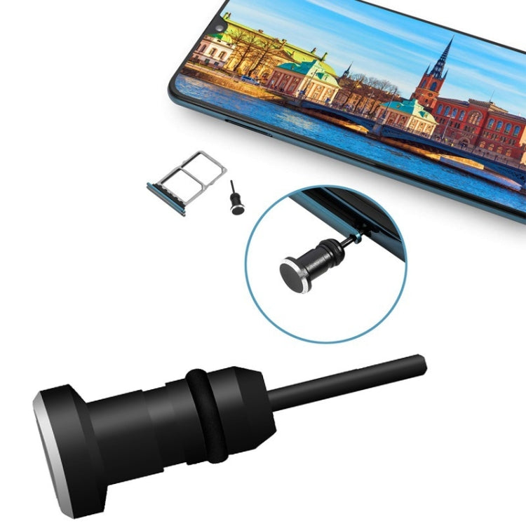 3.5mm Universal Metal Dust Plug Headset Plug Card Needle(Silver) by bashfashion