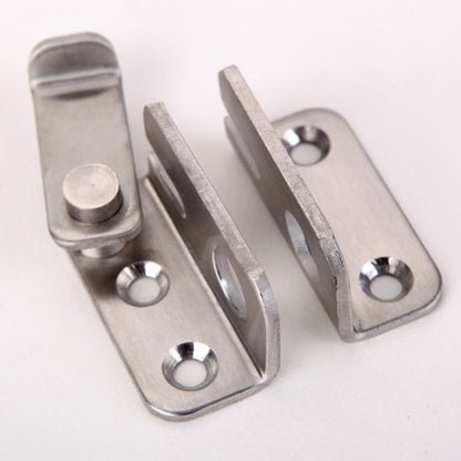 Small Right Open Stainless Steel Sliding Door Latch No Punch Latch Door Bolt Catch With Screw by bashfashion