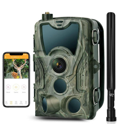 HC-801Pro 4K 4G Outdoor Hunting Camera App Remote Mobile Phone Control To View Photos And Video At Any Time, US Plug by bashfashion