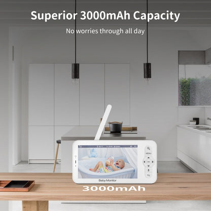 5 Inch HD Baby Monitor Wireless Wifi Baby Care Camera EU Plug by bashfashion