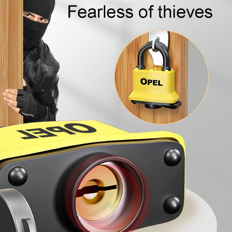 Extra Large Copper Waterproof Padlock Anti-Theft Locker Lock by bashfashion