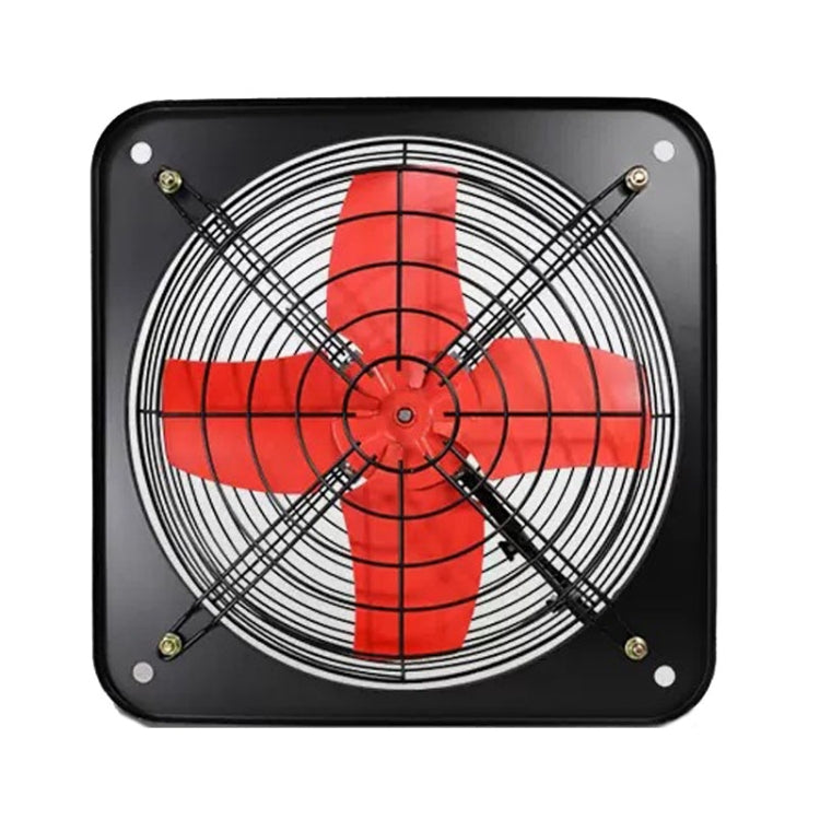 12 -inch Dual Grilles Kitchen Exhaust Fan Wall Window Fan High Power Industrial Extractor Fume Space Extractor Hood,CN Plug by bashfashion