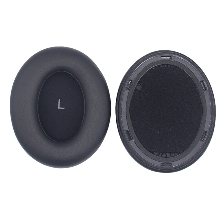 1pair For Sennheiser Momentum 4.0 Headphone Sponge Cover Leather Earmuffs(Black) by bashfashion