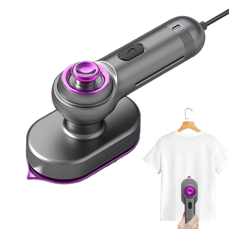 30W Mini Steamer Rotary Folding Iron Insulation Anti-Scald Garment EU Plug(Grey) by bashfashion
