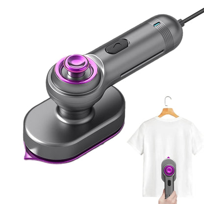 30W Mini Steamer Rotary Folding Iron Insulation Anti-Scald Garment EU Plug(Grey) by bashfashion
