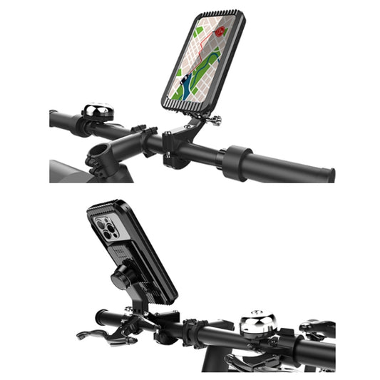 Bicycle Motorcycle Outdoor Sports Cycling Mobile Phone Waterproof Bag, Color: Handlebar With Rope by bashfashion