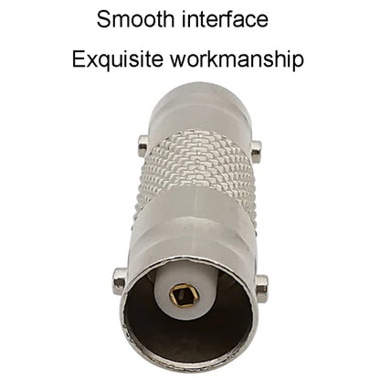 10pcs BNC Female To Female Straight Through Adaptor Surveillance Dual Pass-Through Connector by bashfashion