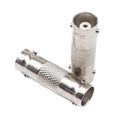 10pcs BNC Female To Female Straight Through Adaptor Surveillance Dual Pass-Through Connector by bashfashion