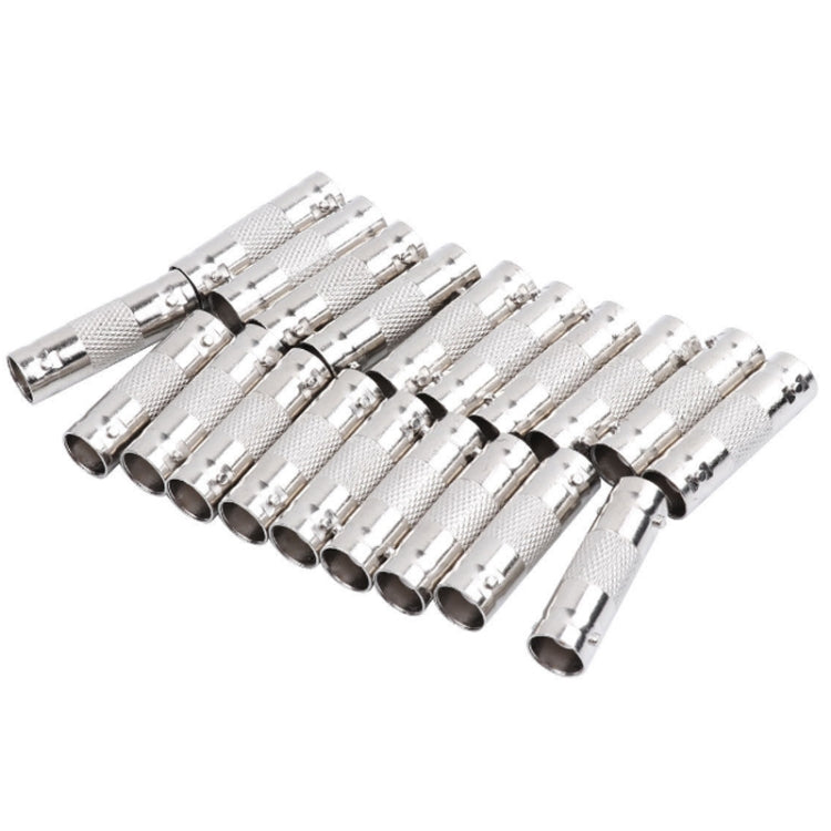 10pcs BNC Female To Female Straight Through Adaptor Surveillance Dual Pass-Through Connector by bashfashion