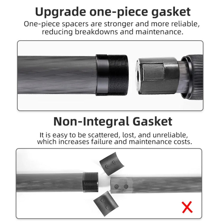 BEXIN RC254 Carbon Fiber Portable Folding Tripod SLR Camera Low Gravity Center Gimbal Photography Bracket by BEXIN