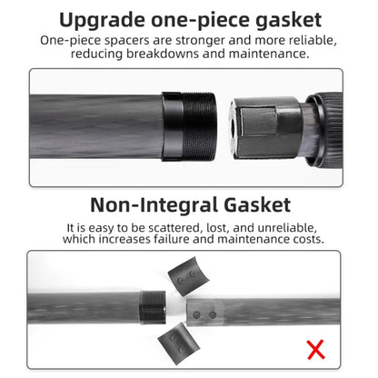 BEXIN RC254 Carbon Fiber Portable Folding Tripod SLR Camera Low Gravity Center Gimbal Photography Bracket by BEXIN