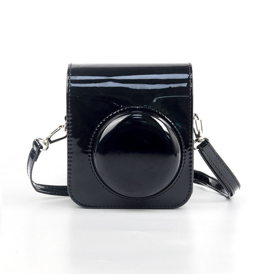 For Polaroid/FUJIFILM Instax Mini12 Mirror Camera Protective Bag(Black) by bashfashion