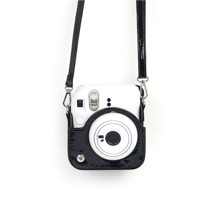 For Polaroid/FUJIFILM Instax Mini12 Mirror Camera Protective Bag(Black) by bashfashion