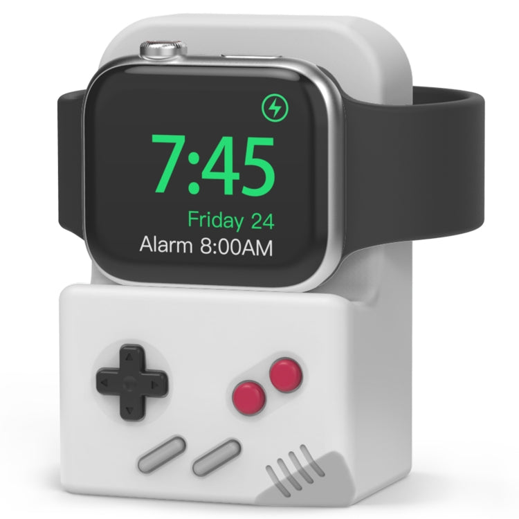 For Apple Watch Silicone Charging Stand Charging Base Storage Stand Without Charger(Grey) by bashfashion