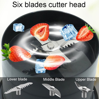 Portable Mini Electrical Extractors USB Charging Multifunctional Juicer(Black) by bashfashion