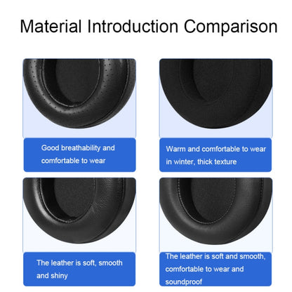 2pcs Headset Sponge Sleeve Earmuffs Headset Cover For Philips X2HR/X1/X2/X3, Style: Lambskin by bashfashion