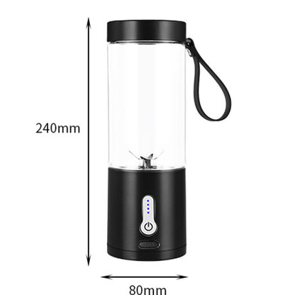 Portable Multifunctional USB Rechargeable Juice Extractor Cup Mini Electrical Juicer(White) by bashfashion
