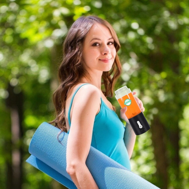 Portable Multifunctional USB Rechargeable Juice Extractor Cup Mini Electrical Juicer(Blue) by bashfashion