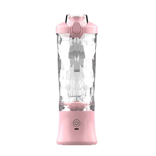 Portable Multifunctional USB Charging Juice Cup Mini Electrical Blender(Pink) by bashfashion