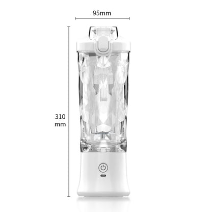 Portable Multifunctional USB Charging Juice Cup Mini Electrical Blender(White) by bashfashion