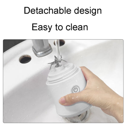 Portable Multifunctional USB Charging Juice Cup Mini Electrical Blender(Black) by bashfashion