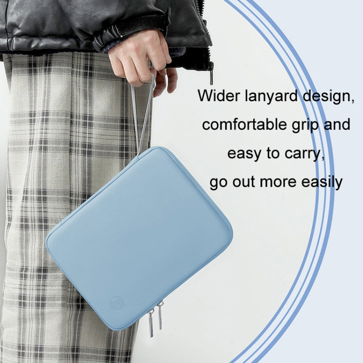 BUBM For IPad PU Leather Tablet PC Case With Carrying Strap, Size: 10.9 inches(Black) by BUBM