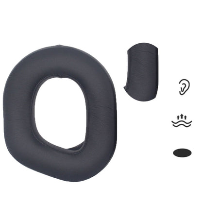 2pcs For Turtle Beach Stealth 700 Gen2 Headphone Covers Comfortable Headset Earmuffs(Protein Leather) by bashfashion