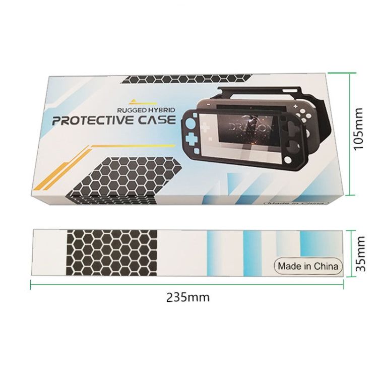 For Nintendo Switch Lite Full Cover Protective Shell TPU Console Case(Black) by bashfashion