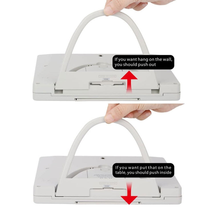 Desktop Digital Perpetual Calendar Study Alarm Clock(Gold) by bashfashion