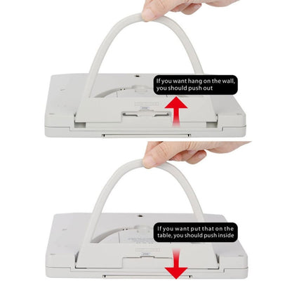 Desktop Digital Perpetual Calendar Study Alarm Clock(Gold) by bashfashion