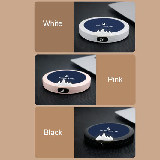 USB Intelligent Constant Temperature Automatic Heating Coaster(Northern Hemisphere Pink) by bashfashion