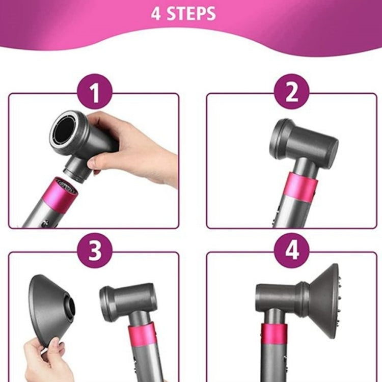 For Dyson Hair Dryer Airwarp Diffusion Nozzle Attachment Anti Lifting Kit by bashfashion