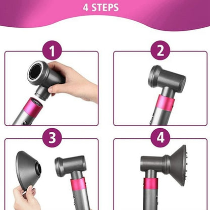 For Dyson Hair Dryer Airwarp Diffusion Nozzle Attachment Professional Style Kit by bashfashion