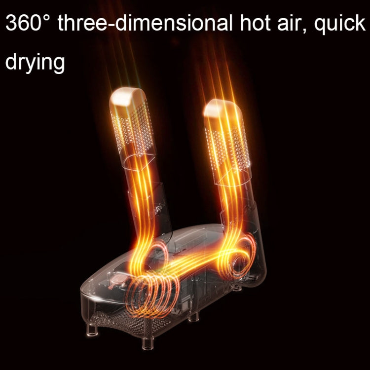 YM-102 Smart Timing UV Purple Light Sterilization Deodorization Dryer Portable Shoe Dryer(EU Plug) by bashfashion