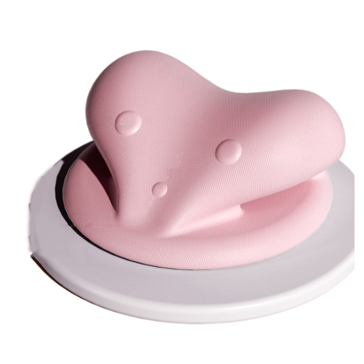 Neck And Shoulder Stretcher Relaxer Cervical Spine Chiropractic Traction Pillow(Pink) by bashfashion