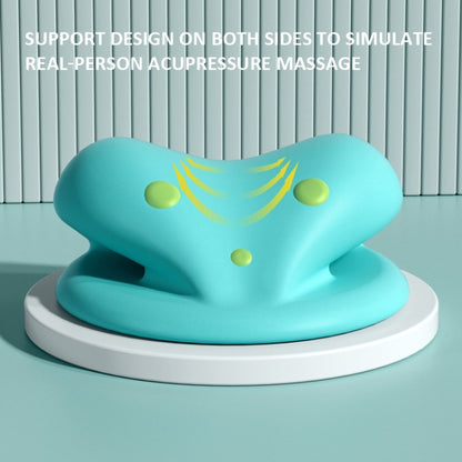 Neck And Shoulder Stretcher Relaxer Cervical Spine Chiropractic Traction Pillow(Pink) by bashfashion