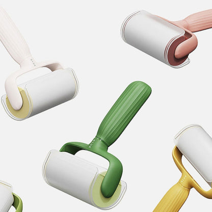 Pet Hair Adhesive Coat Remover Roller Brush(Romantic Pink) by bashfashion