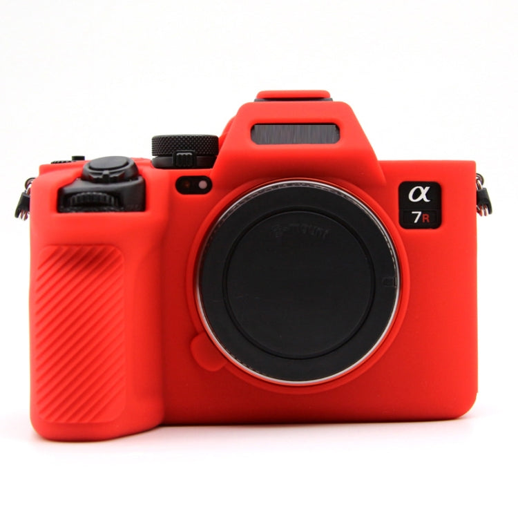 For Sony A7RV Mirrorless Camera Protective Silicone Case, Color: Red by bashfashion