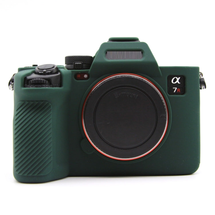 For Sony A7RV Mirrorless Camera Protective Silicone Case, Color: Dark Green by bashfashion