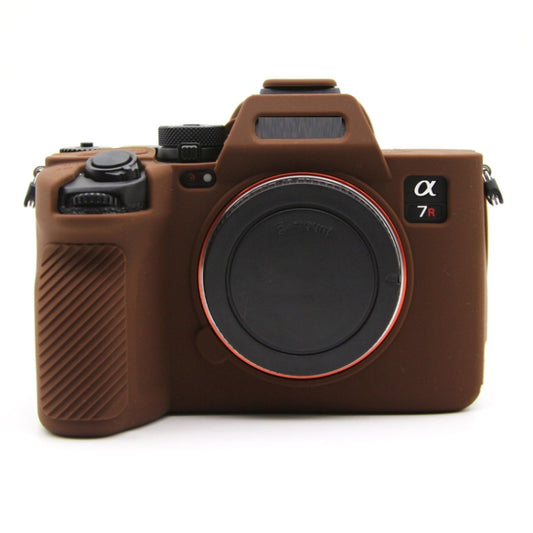 For Sony A7RV Mirrorless Camera Protective Silicone Case, Color: Coffee by bashfashion