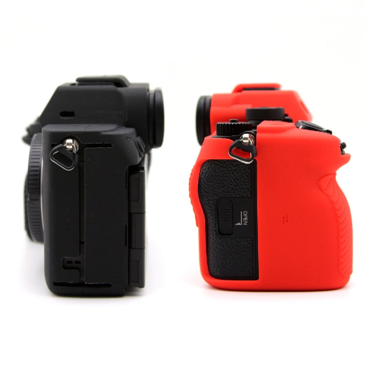 For Sony A7RV Mirrorless Camera Protective Silicone Case, Color: Red by bashfashion